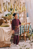 The Courtyard Baju Melayu Cekak Musang - Purple Manggis