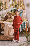The Courtyard Baju Melayu Cekak Musang - Spice Red