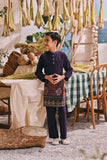 The Courtyard Baju Melayu Cekak Musang - Royal Purple