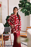 The Akari Nyaman Kurung Top - Cherries