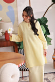 The Akari Women Nyaman Kurung Top - Yellow Stripe