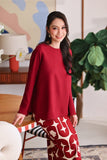 The Akari Women Simply Blouse - Maroon