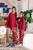 The Akari Women Folded Skirt - Cherries