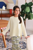 The Akari Simply Blouse - Baby Yellow