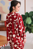 The Akari Women Puffora Blouse - Cherries