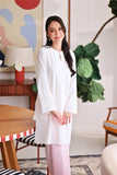 The Akari Women Nyaman Kurung Top - White