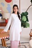 The Akari Women Nyaman Kurung Top - White