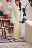 The Akari Folded Skirt - Yellow Stripe