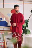 The Akari Men Kurta - Maroon