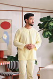 The Akari Men Kurta - Yellow Stripe