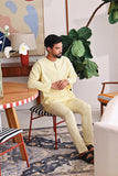 The Akari Men Kurta - Yellow Stripe