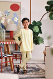 The Akari Kurta - Yellow Stripe