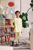 The Akari Kurta - Yellow Stripe