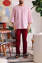 The Perfect Men Slim Fit Pants - Maroon