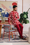 The Akari Men Kurta - Cherries