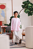 The Akari Kurta - Pink Stripe