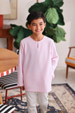 The Akari Kurta - Pink Stripe