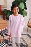 The Akari Kurta - Pink Stripe