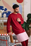 The Akari Men Kurta - Maroon