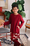 The Akari Kurta - Maroon