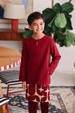 The Akari Kurta - Maroon