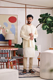 The Akari Men Kurta - Cream