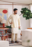 The Akari Men Kurta - Cream