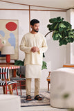 The Akari Men Kurta - Cream