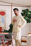 The Akari Men Kurta - Cream