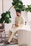 The Akari Men Kurta - Cream