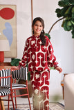 The Akari Puffora Blouse - Cherries