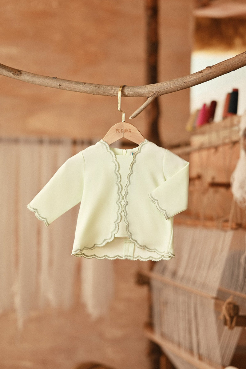 The Asal Kita Babies Embellish Kebaya Top - Baby Mint