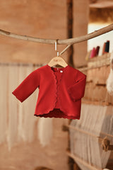 The Asal Kita Babies Embellish Kebaya Top - Rumba Red