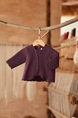 The Asal Kita Babies Embellish Kebaya Top - Purple Manggis