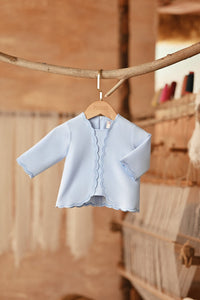 The Asal Kita Babies Embellish Kebaya Top - Clean Blue