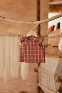 The Asal Kita Babies Kurung Raglan Top - Auburn Finebox
