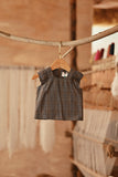 The Asal Kita Babies Kurung Raglan Top - Linea Steel