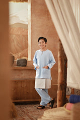 The Asal Kita Baju Melayu Teluk Belanga - Clean Blue