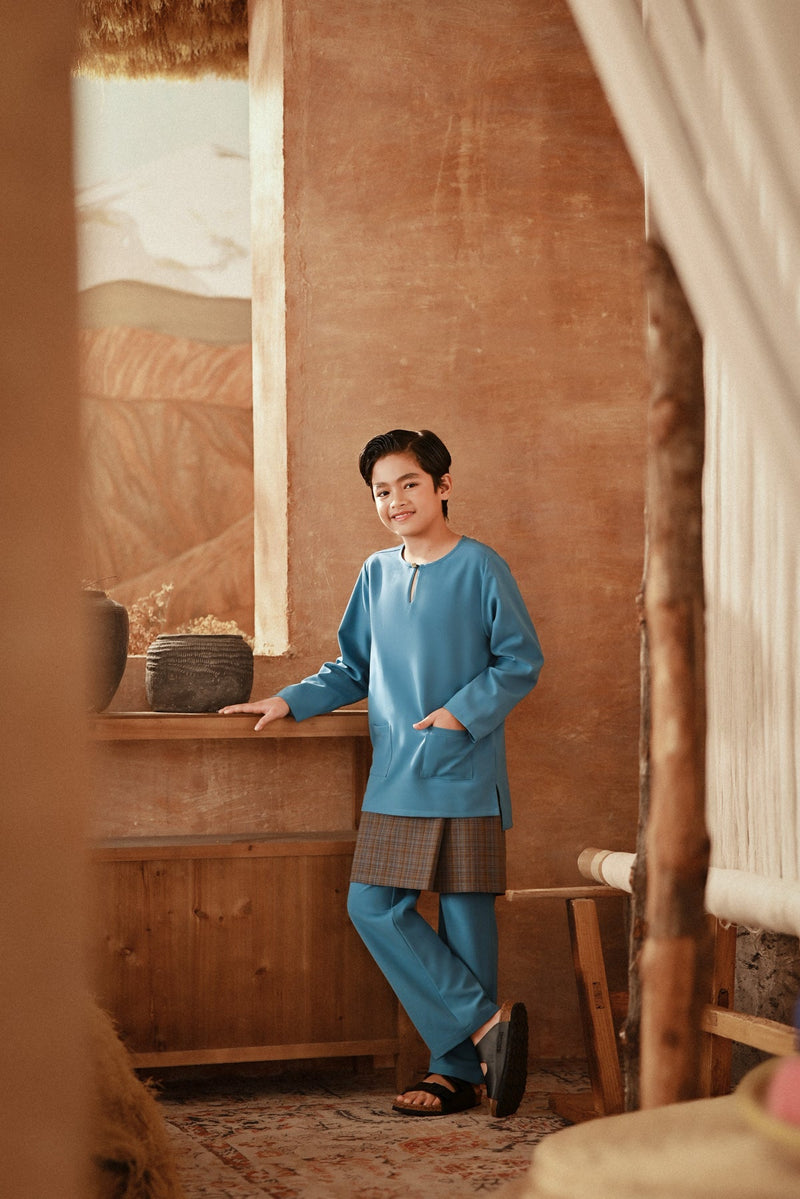 The Asal Kita Baju Melayu Teluk Belanga - Jade Teal