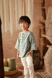 The Asal Kita 3/4 Sleeve Kurta - Mintgrid