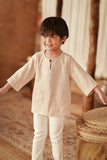 The Asal Kita 3/4 Sleeve Kurta - Wovelyn