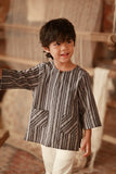 The Asal Kita 3/4 Sleeve Kurta - Grislyn