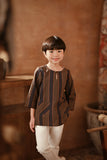 The Asal Kita 3/4 Sleeve Kurta - Dusk Wideframe