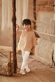 The Asal Kita 3/4 Sleeve Kurta - Sand Canvas