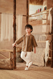 The Asal Kita 3/4 Sleeve Kurta - Forest Wideframe