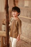 The Asal Kita 3/4 Sleeve Kurta - Forest Wideframe
