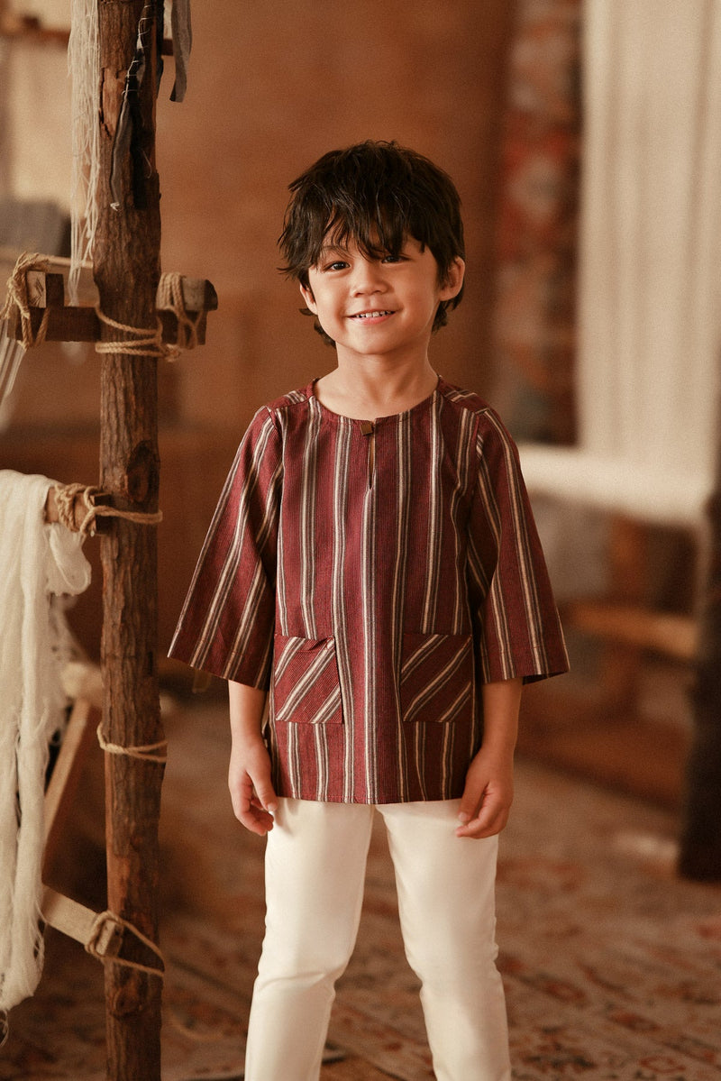 The Asal Kita 3/4 Sleeve Kurta - Imperium Richline