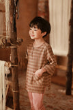 The Asal Kita 3/4 Sleeve Kurta - Sienna Plaid
