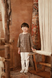 The Asal Kita 3/4 Sleeve Kurta - Linea Brown