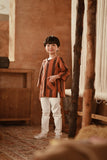 The Asal Kita 3/4 Sleeve Kurta - Sunset Wideframe